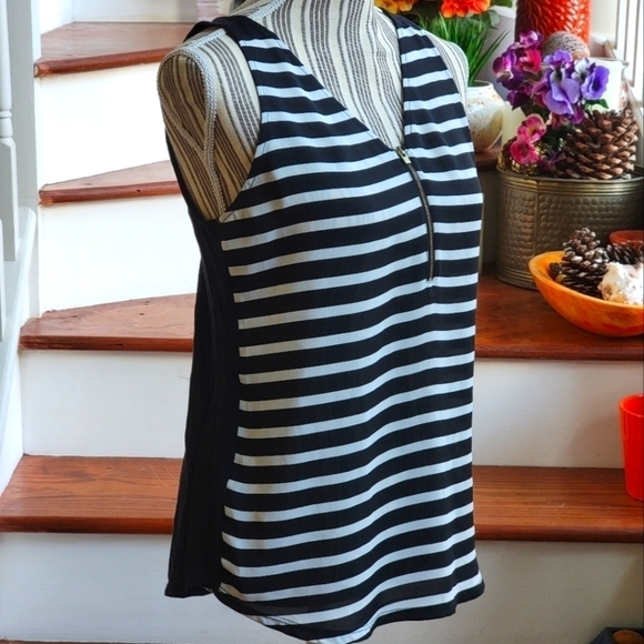 Express Womens Striped Sleeveless Top S - Picture 1 of 5